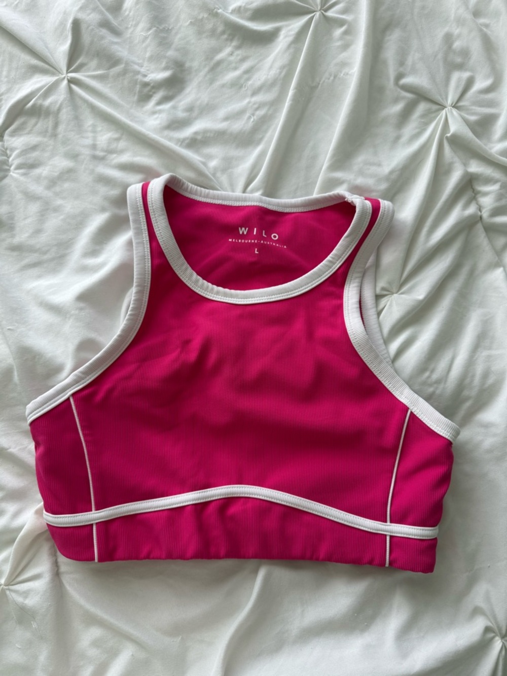 Wilo Women's Hot Pink Athletic Bike Shorts - Picture 2 of 6